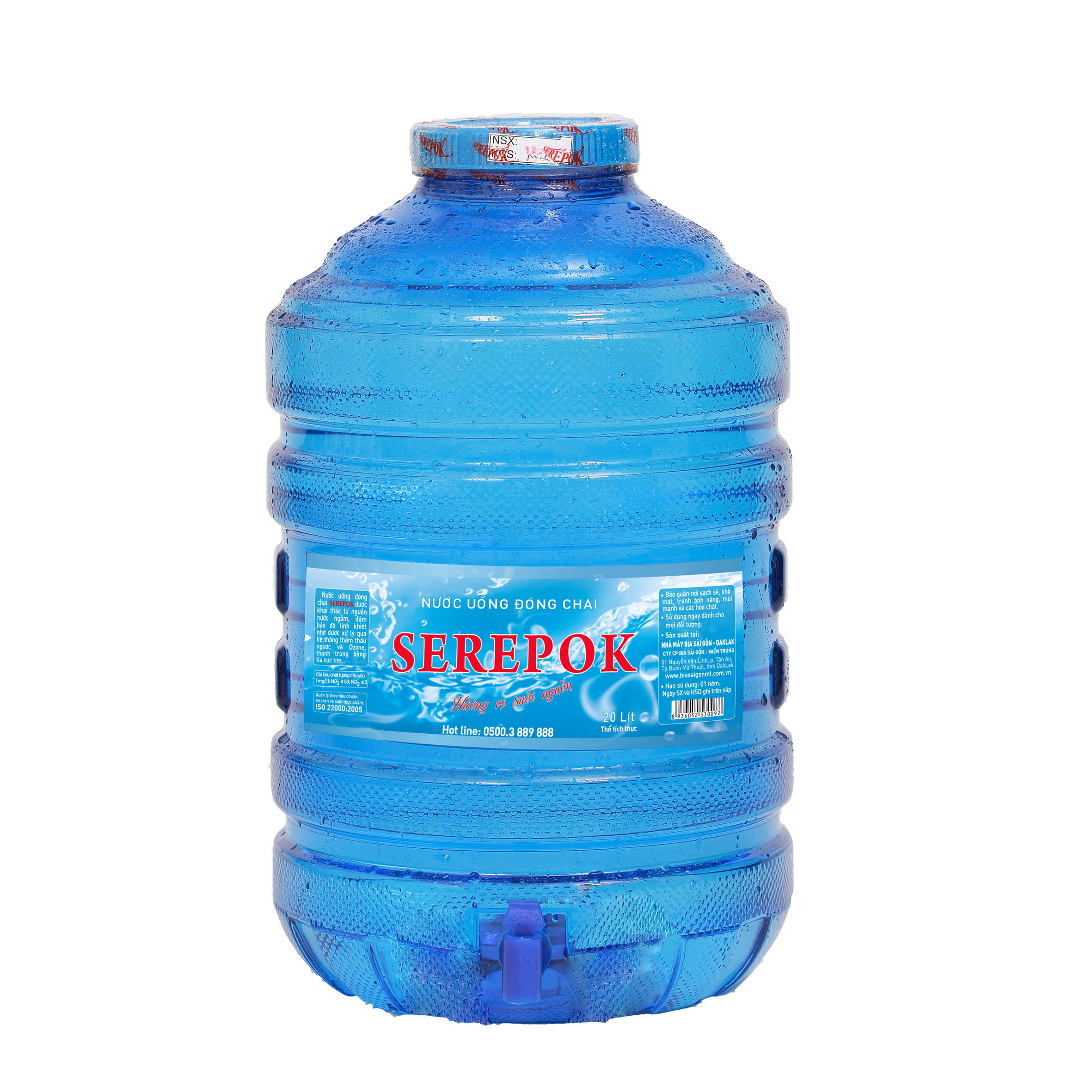 Nước uống đóng chai Serepol 20l - Nước Giải Khát Bia Sài Gòn - Miền Trung - Công Ty CP Bia Sài Gòn - Miền Trung
